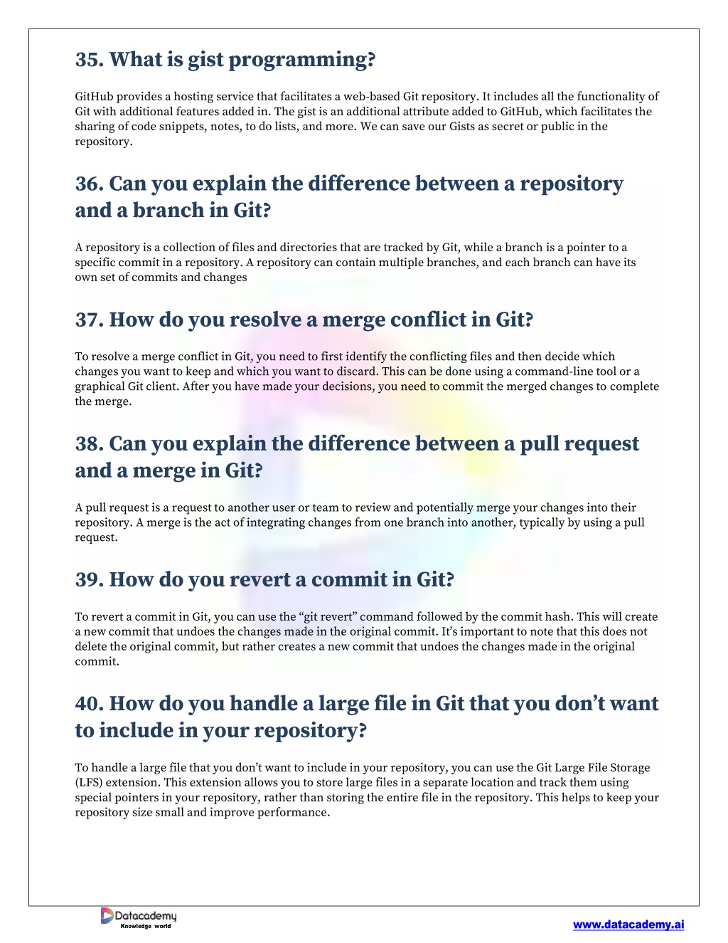 PPT Top 30 GitHub Interview Questions PowerPoint Presentation, free