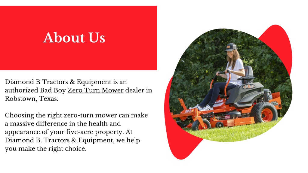 PPT How to Choose the Best ZeroTurn Mower for The Five Acres