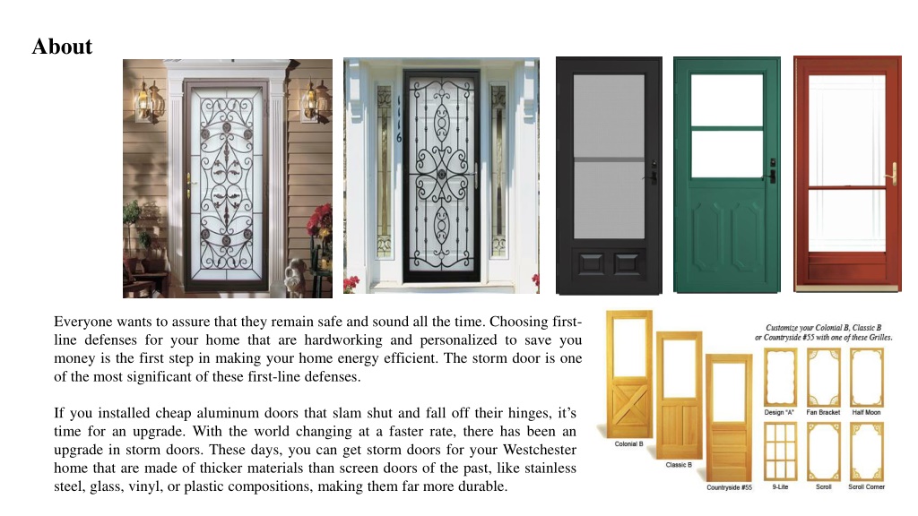 PPT Storm Door Companies Near Me PowerPoint
