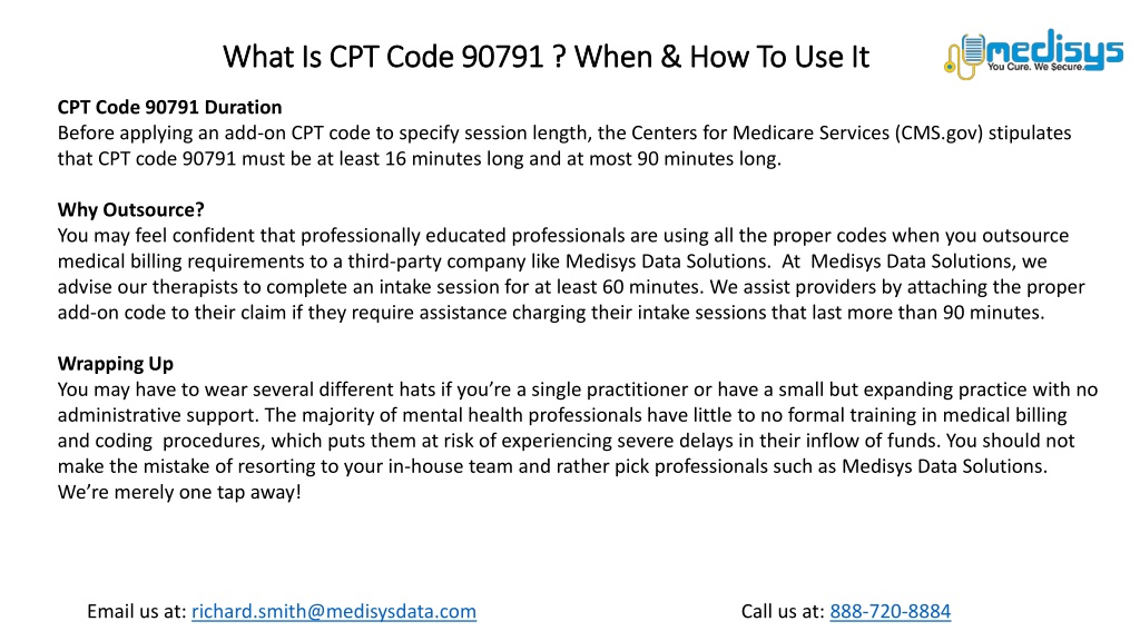 PPT What Is CPT Code 90791 When & How To Use It PowerPoint