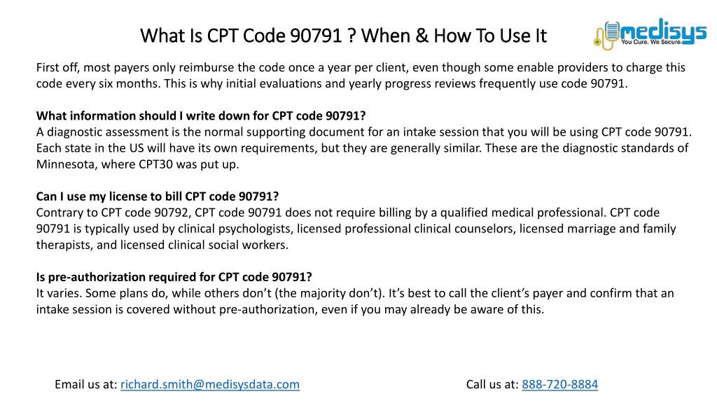 PPT What Is CPT Code 90791 When & How To Use It PowerPoint
