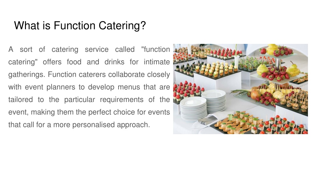 PPT A Guide to Organising Your Next Event for Function Catering