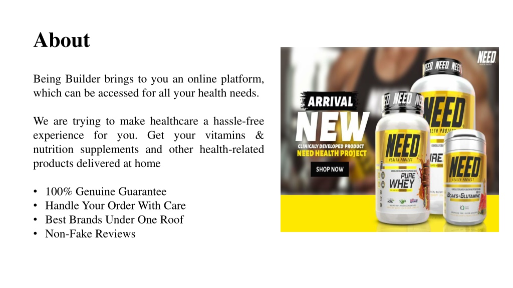 PPT Best Supplement Store in Dubai PowerPoint Presentation, free