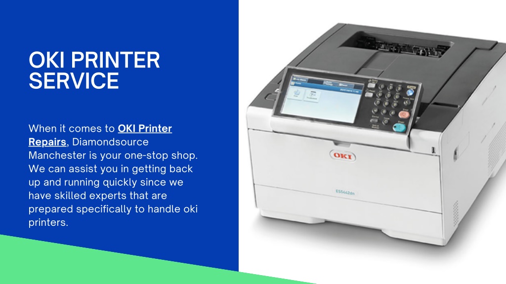 PPT OKI Printer Repair Service Diamondsource Manchester PowerPoint