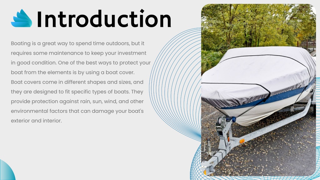 PPT Cover Your Boat, Protect Your Investment PowerPoint Presentation