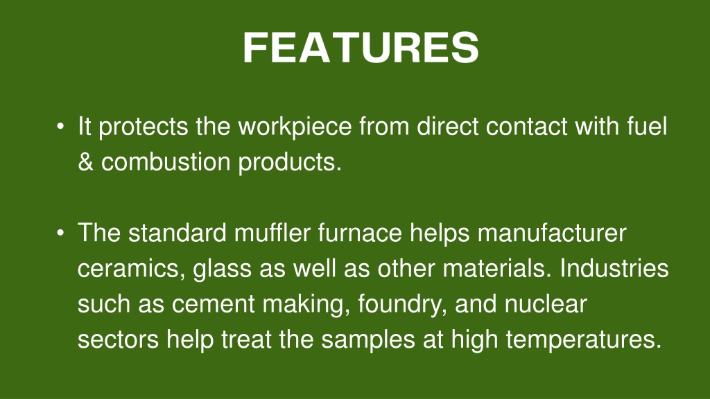 PPT Muffle Furnaces and Its Features PowerPoint Presentation, free