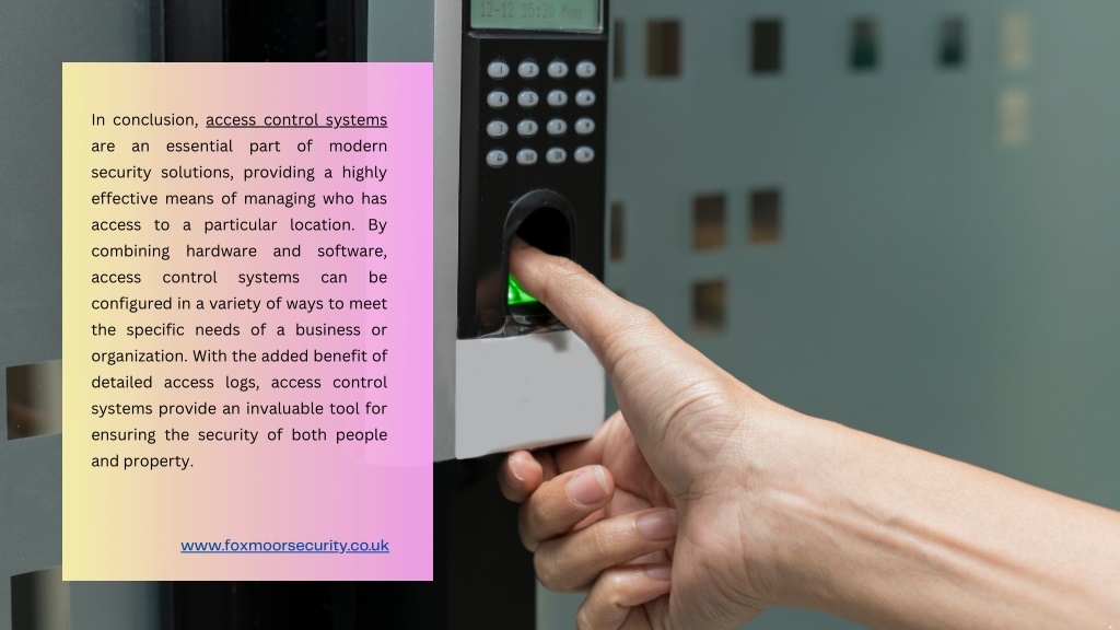 PPT How Does Access Control System Work? PowerPoint Presentation