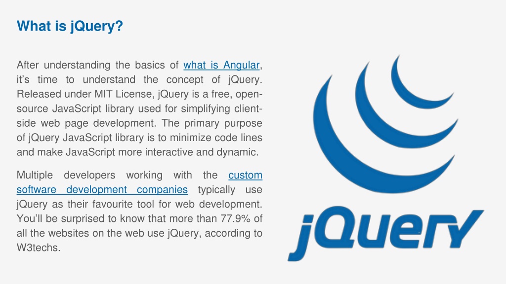 PPT Difference Between jQuery and Angular PowerPoint Presentation, free download ID12060124