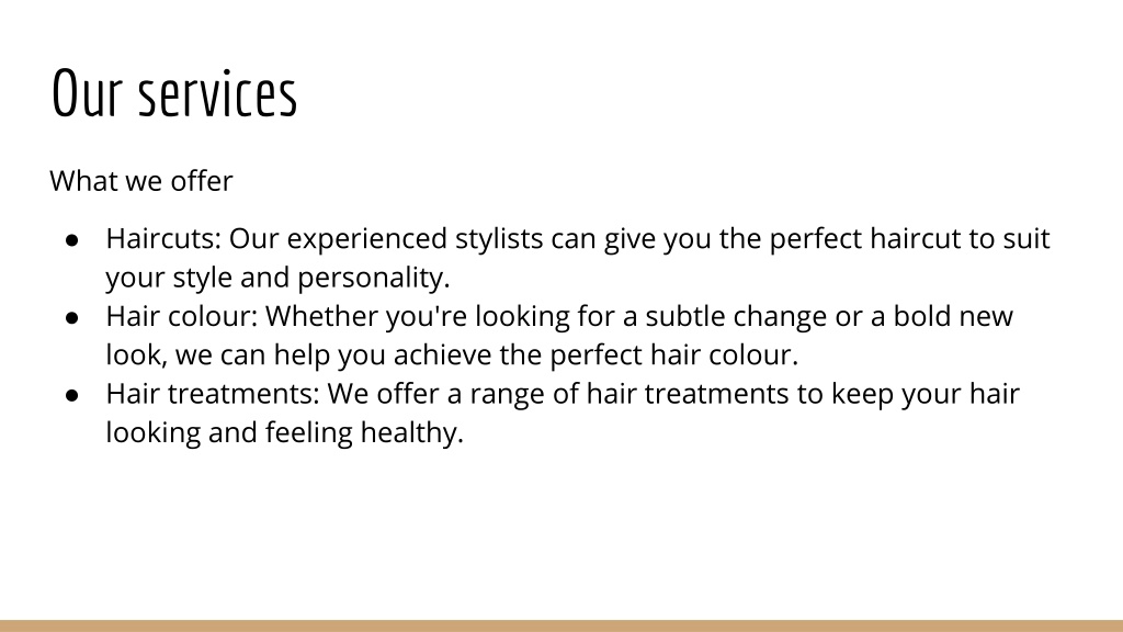 PPT Best Hair Salon in Gisborne, New Zealand PowerPoint Presentation