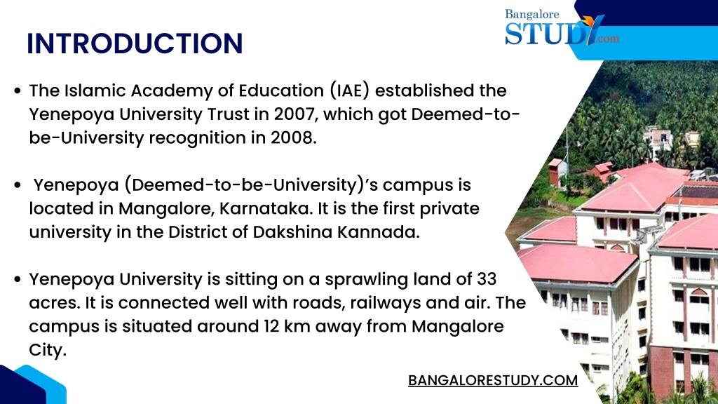 PPT Yenepoya University Admission, Course, Placement, Reviews