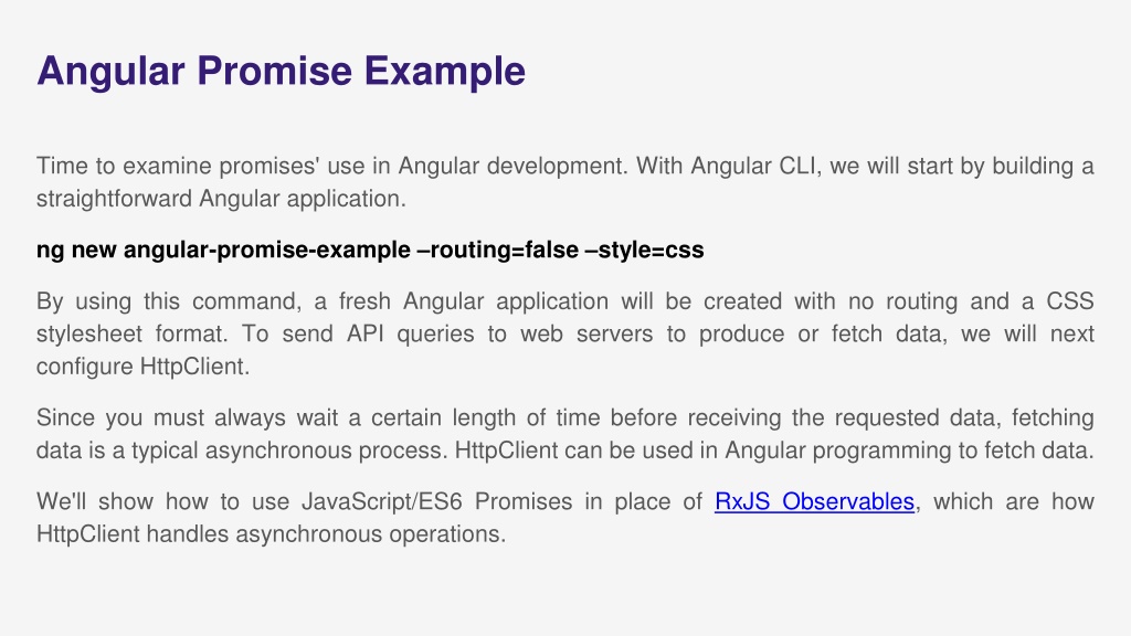 PPT What is Promise in Angular Development? PowerPoint Presentation