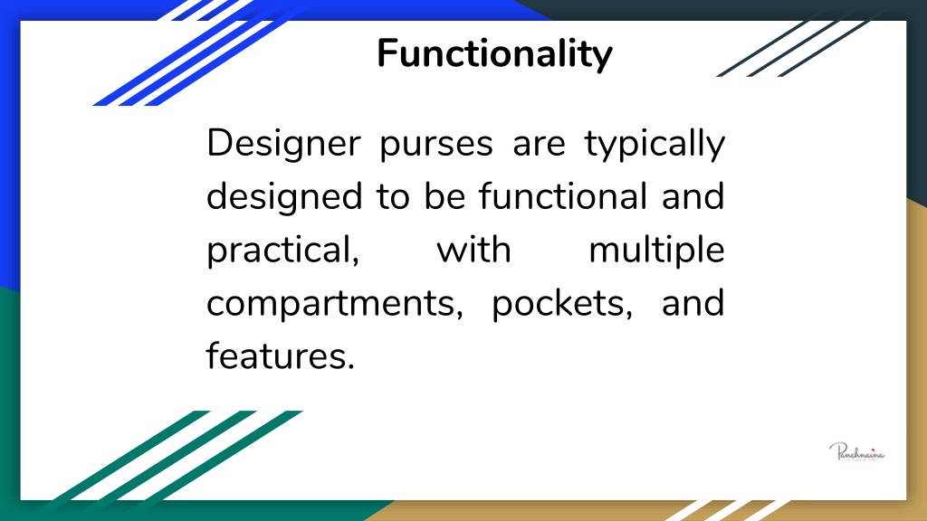 PPT 10 Benefits Of Buying Designer Purses PowerPoint Presentation