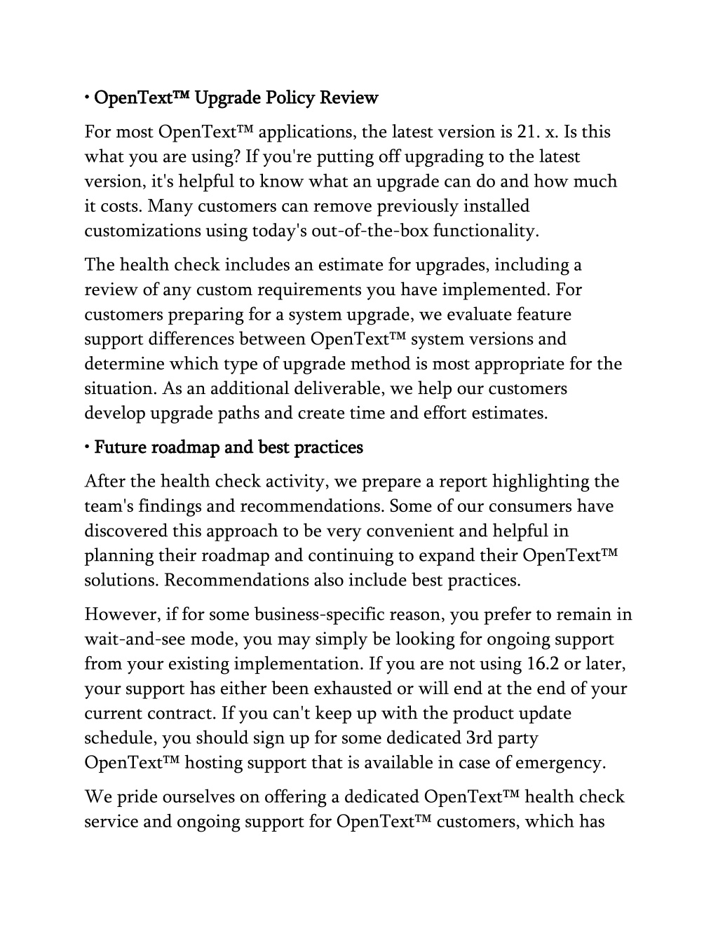 PPT - OpenText Health Checklist Guide Get Things Done_2 PowerPoint