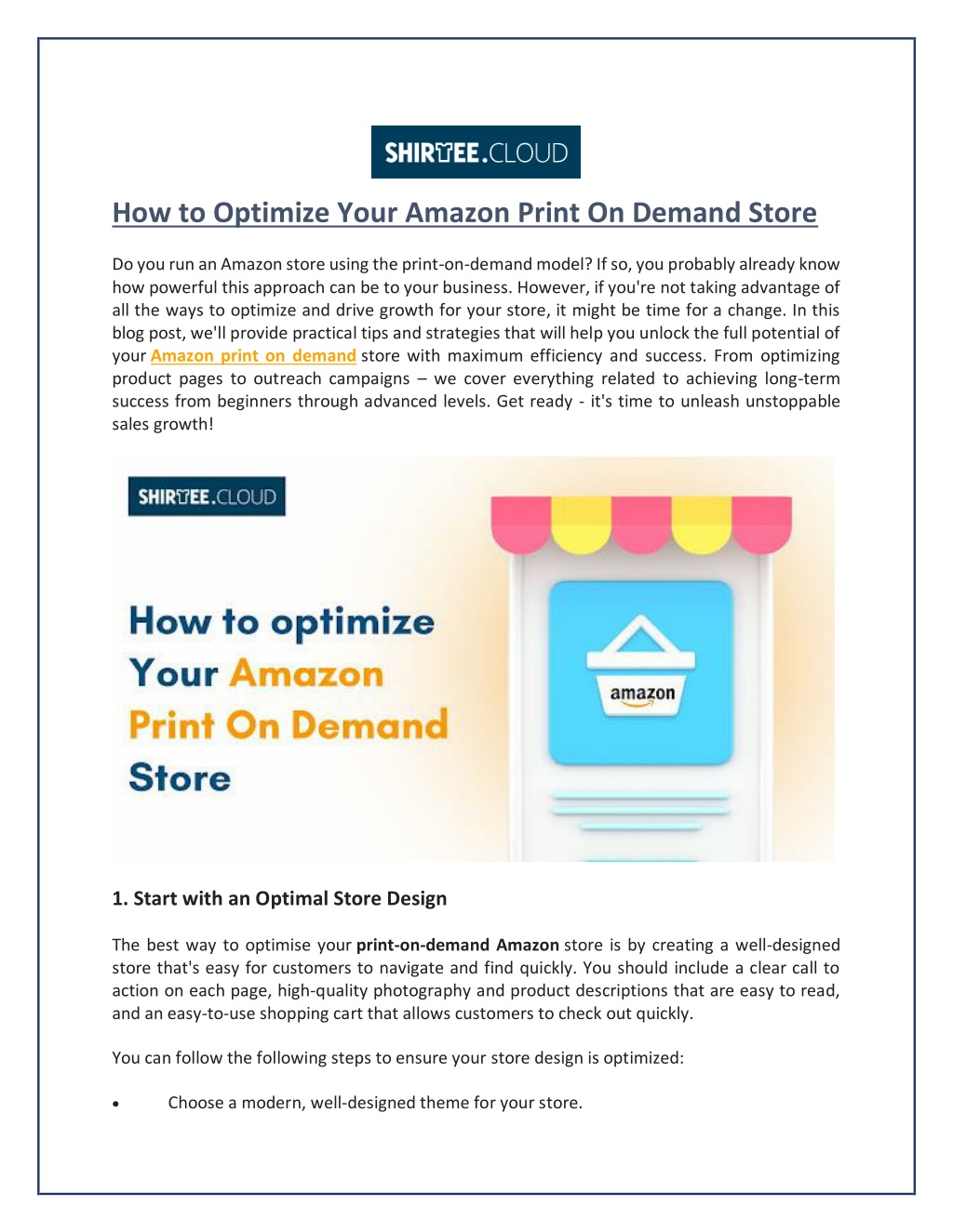 PPT How to Optimize Your Amazon Print On Demand Store PowerPoint Presentation ID12086847