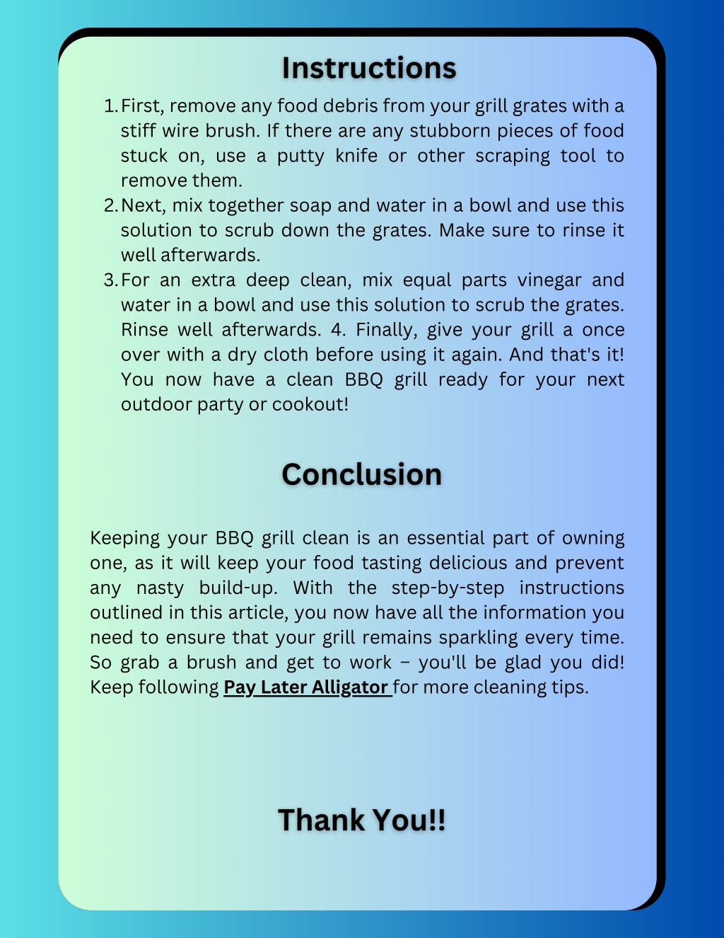 PPT How to Clean a BBQ Grill Pro Guide For Sparkling Grillers