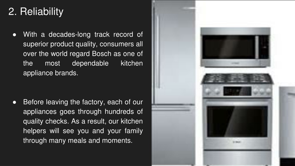 PPT Why Choose Bosch Appliances _ PowerPoint Presentation, free