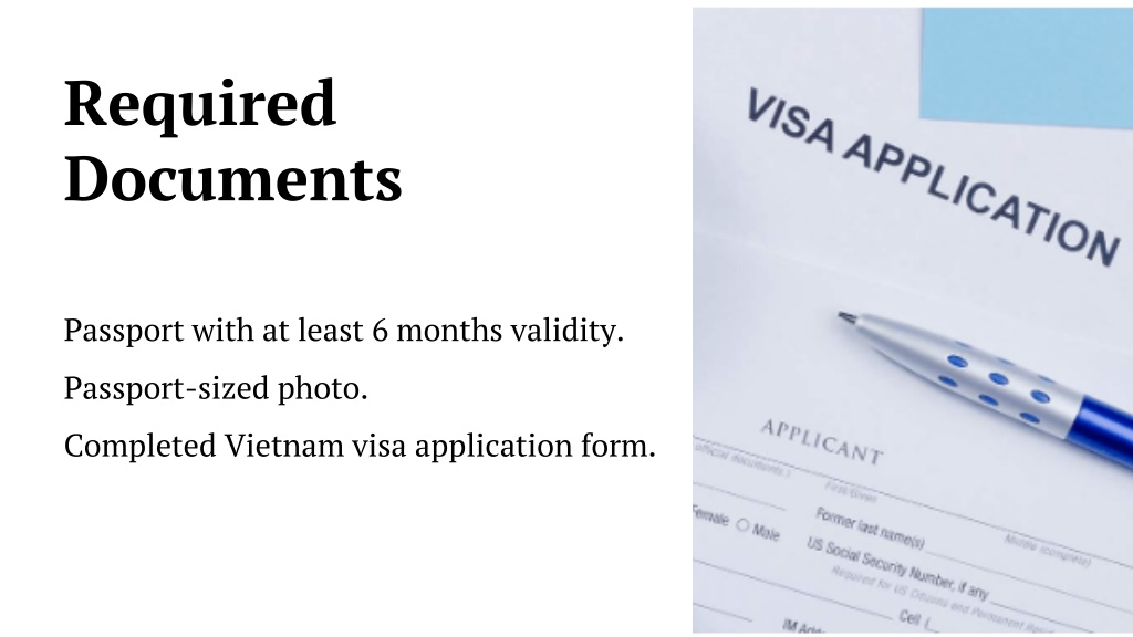 PPT Vietnam Visa Application Form for Us Citizens Express Vietnam