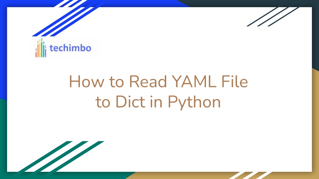 PPT How to Read YAML File to Dict in Python PowerPoint Presentation