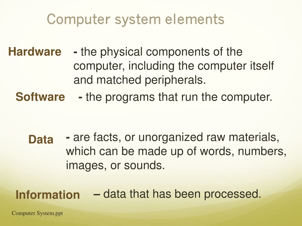 PPT Computer System PowerPoint Presentation, free download ID12108458