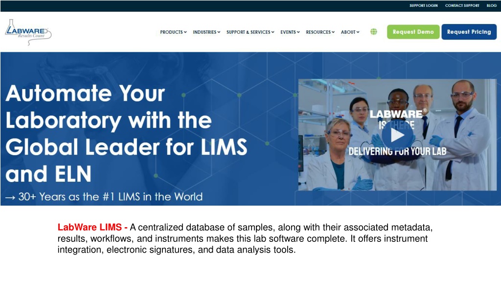 PPT 10 Great Software for Lab Management an overview PowerPoint