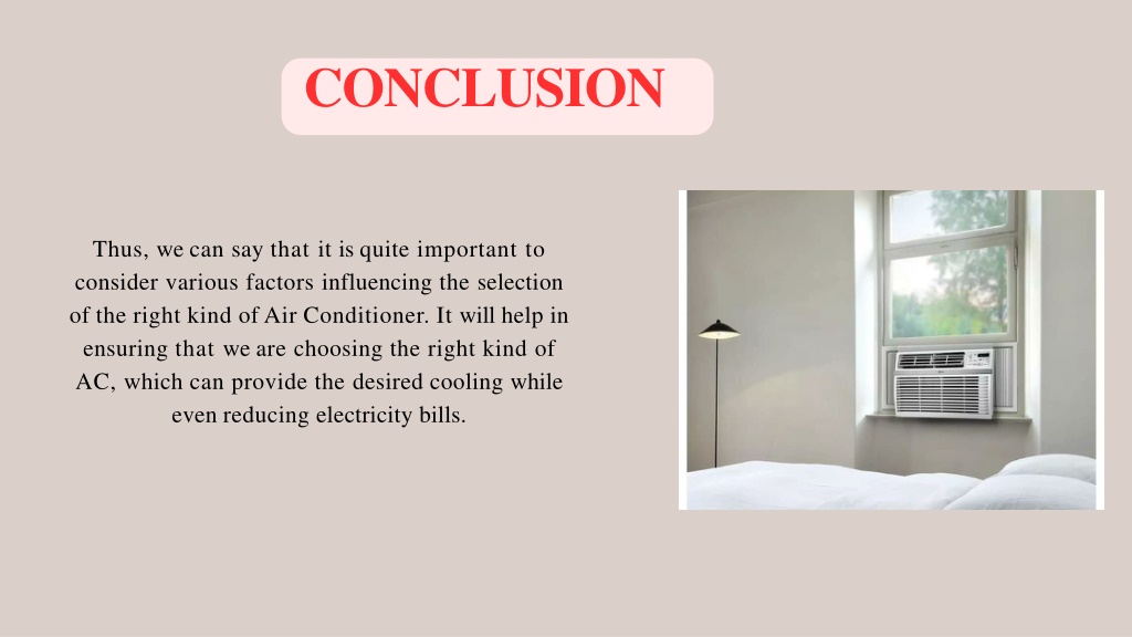 PPT Which type of Air Conditioner Windows or Splits, offers better