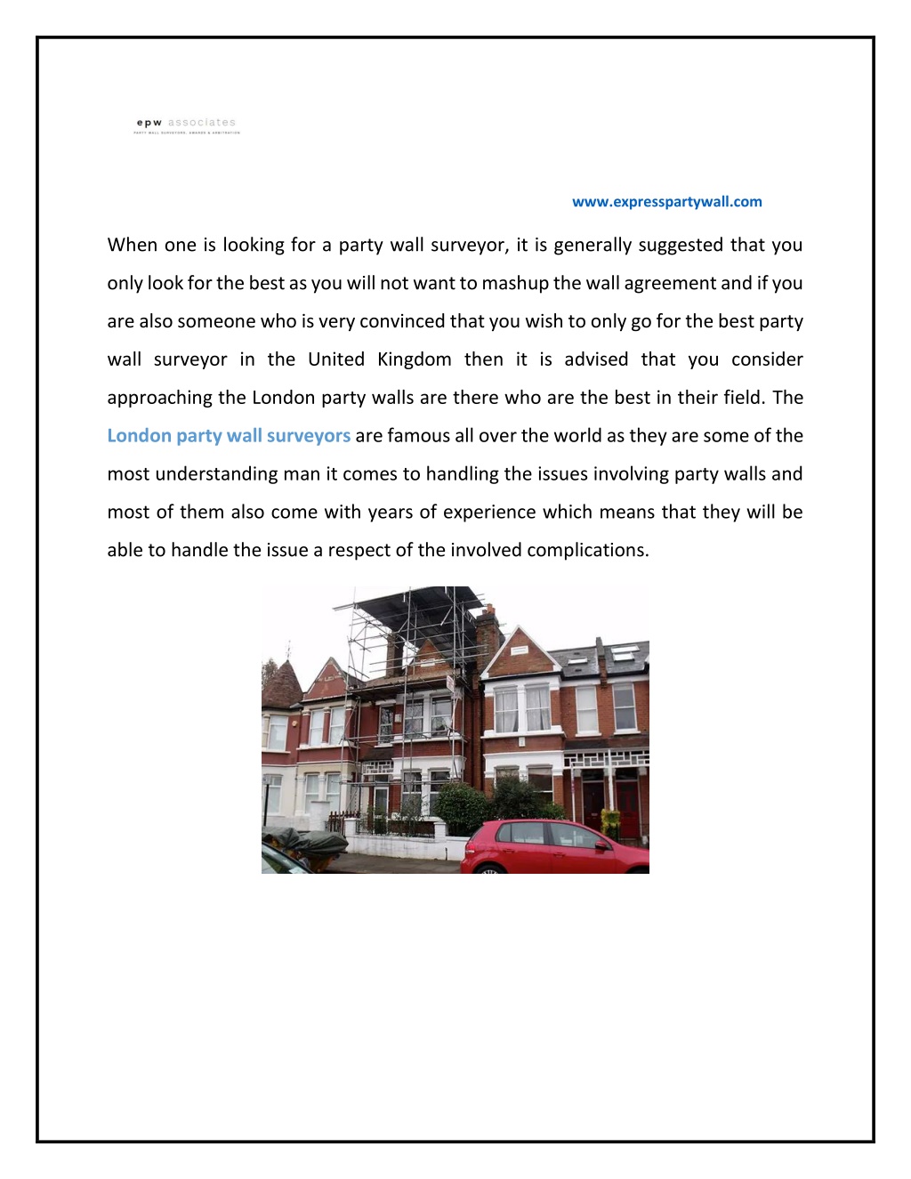 PPT Party wall surveyors in Croydon and London PowerPoint