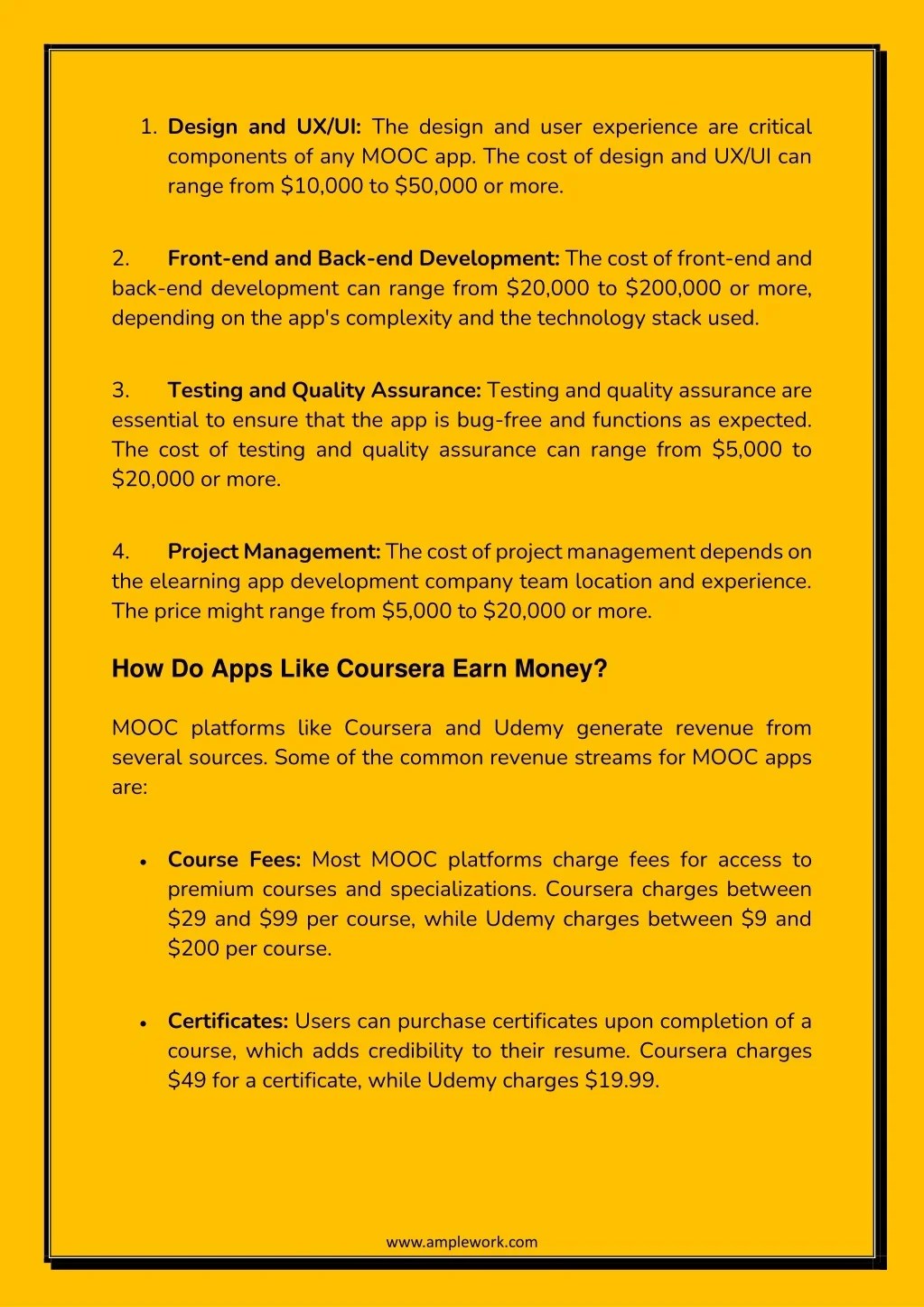 PPT What is the cost of developing an eLearning app like Coursera