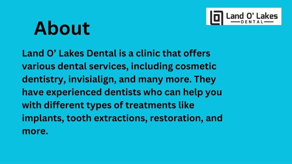 PPT Land O’ Lakes Dental A Leading Root Implant Clinic PowerPoint