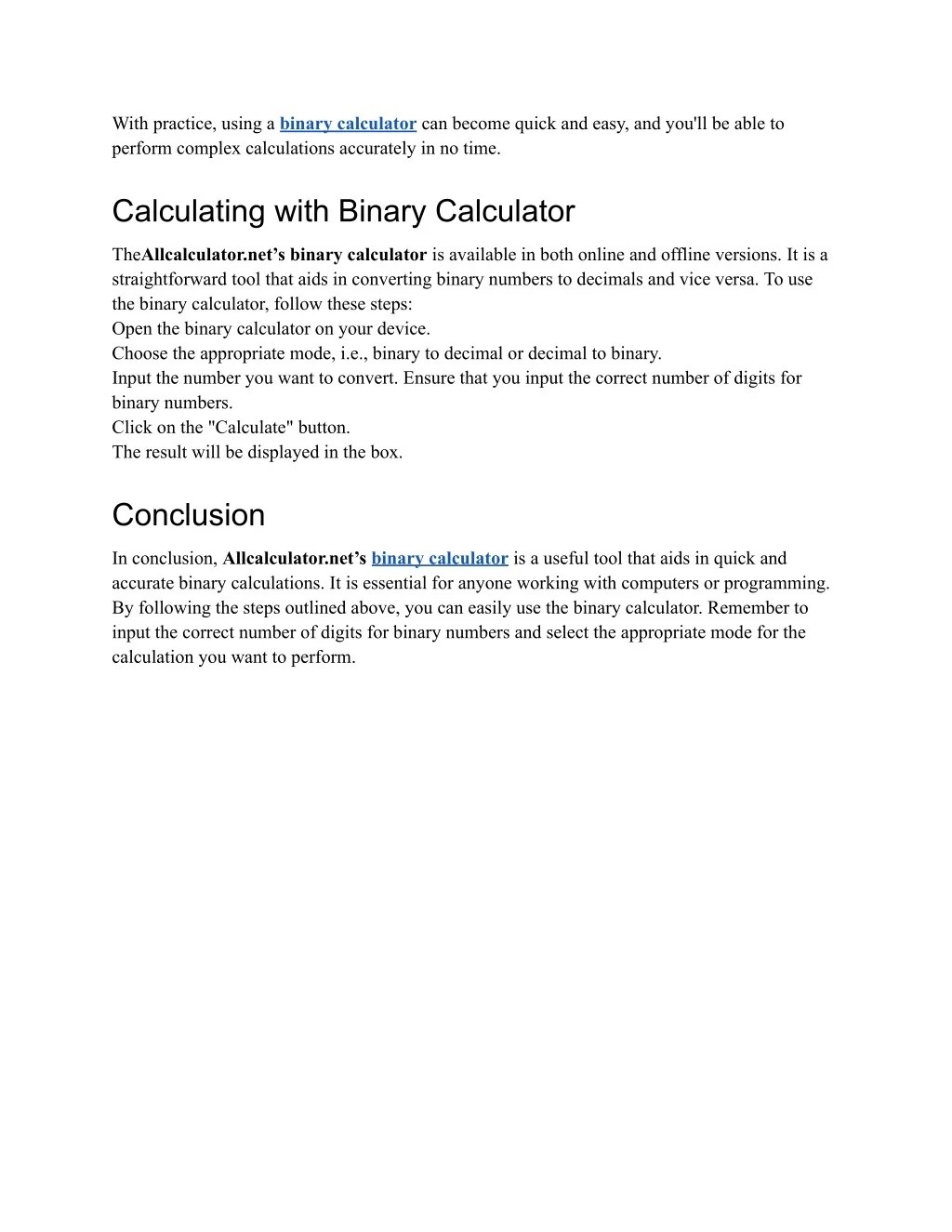 PPT How to Use Binary Calculator for Quick and Accurate Calculations