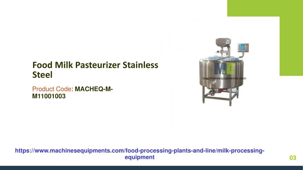PPT Milk Processing Equipments Suppliers PowerPoint Presentation