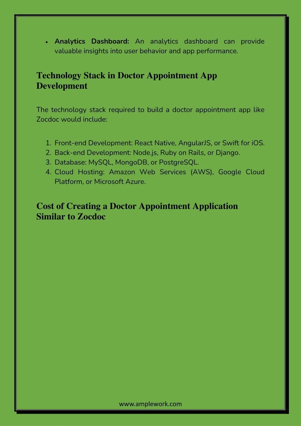 PPT How Much Does it Cost to Build a Doctor Appointment App Like