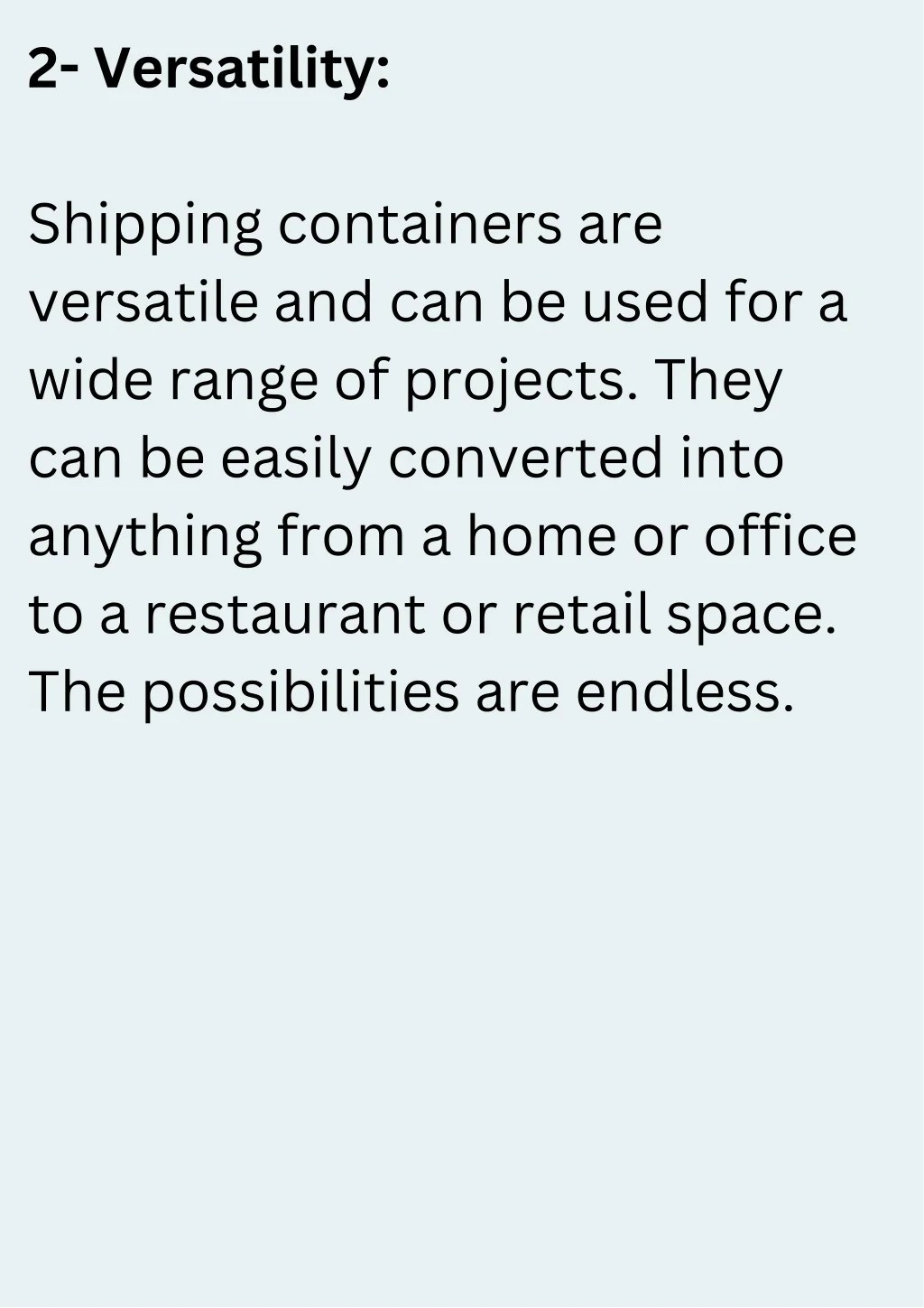 PPT 5 Reasons Why Buying Shipping Containers for Sale in the USA is a