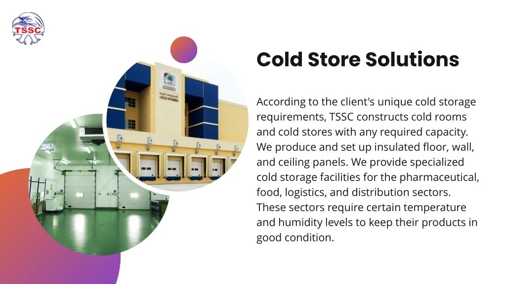 PPT Building Material And Cold Storage Solution Provider TSSC