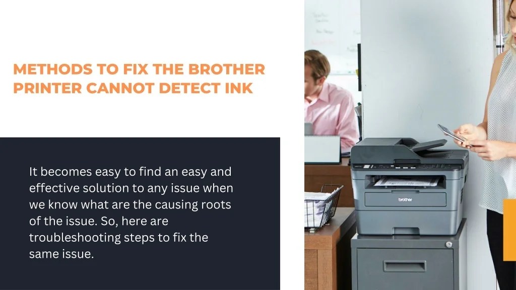 PPT Resolve Brother Printer Cannot Detect Ink Find Easy Ways