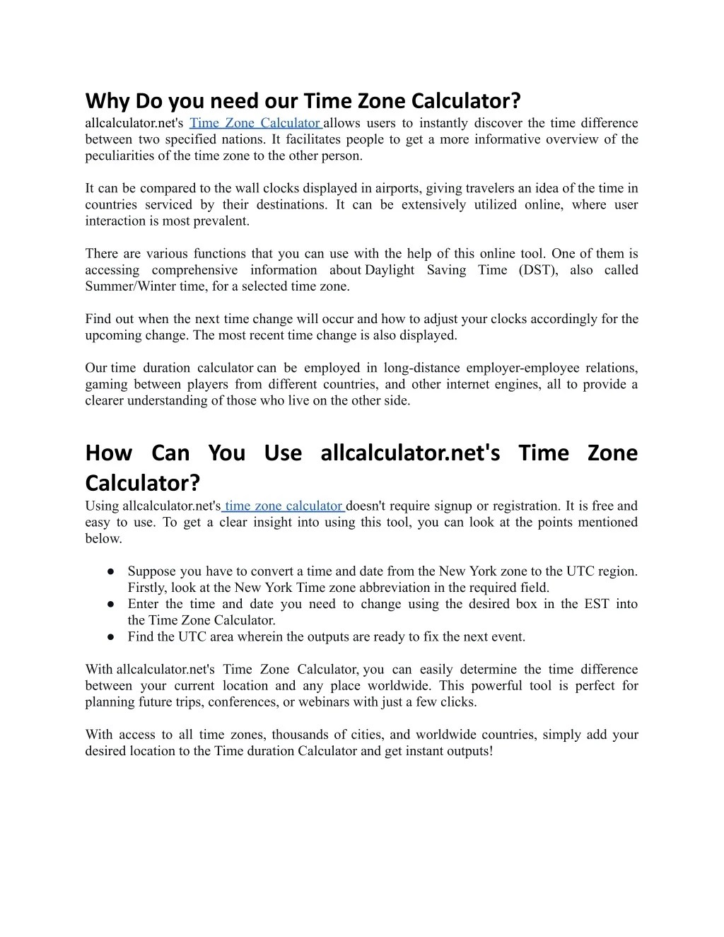 PPT The Ultimate Time Zone Calculator To Estimate The Time Difference