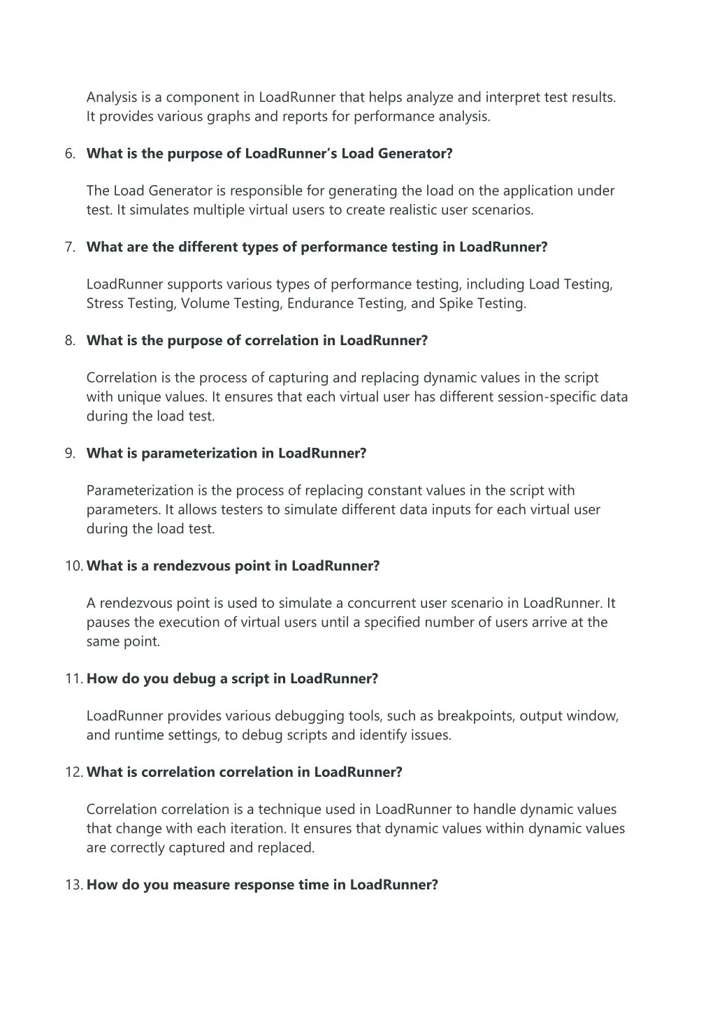 PPT Top 20 LoadRunner Interview Questions and Answers in 2023