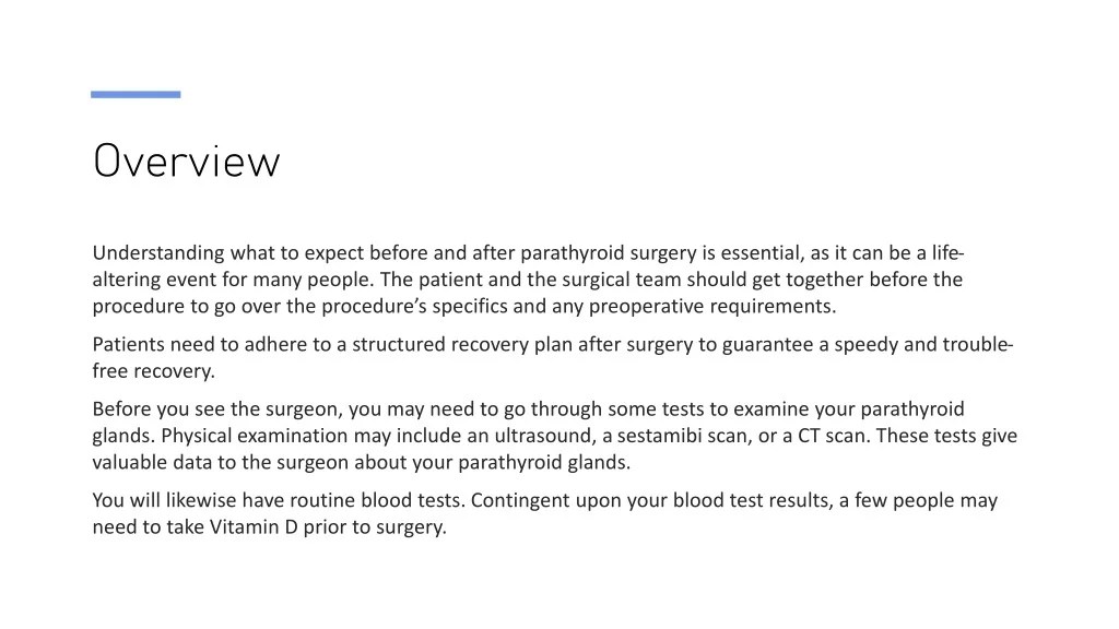 PPT Before & After Parathyroid Surgery Dr. Valeria Simone PowerPoint Presentation ID12197346
