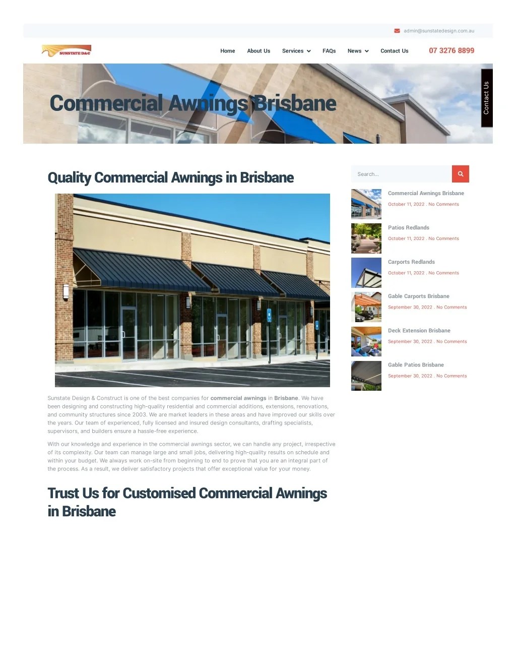 PPT Commercial Awnings Brisbane PowerPoint Presentation, free