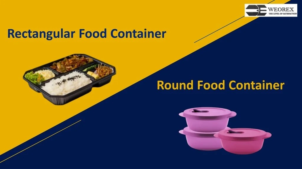 PPT Rectangle Food Container Manufacturer in India PowerPoint