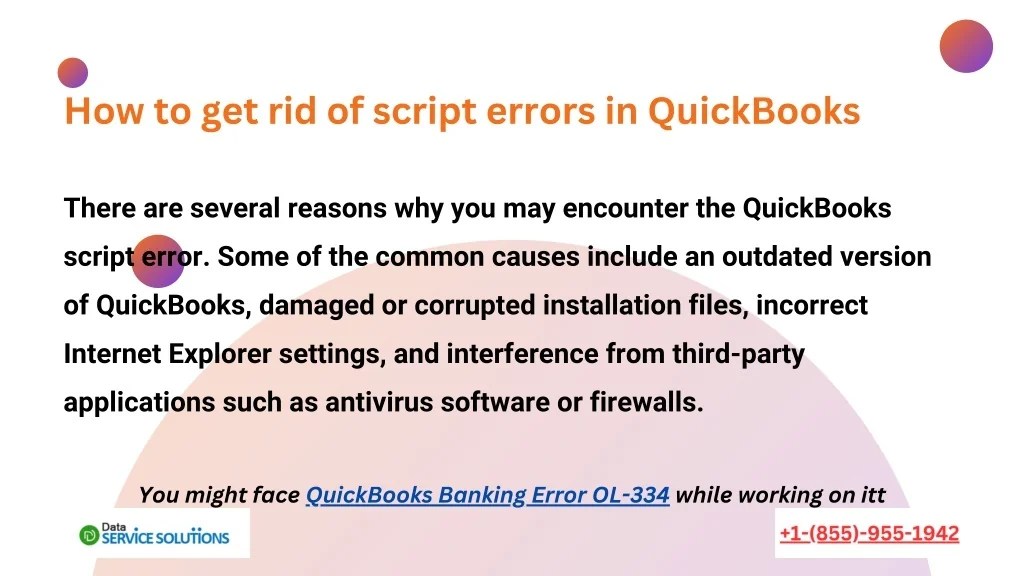 PPT [Fixed] Why do I keep getting script errors in QuickBooks
