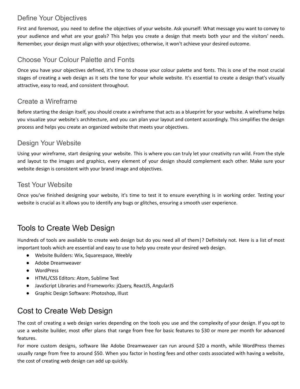 PPT How to create web design step by step PowerPoint Presentation