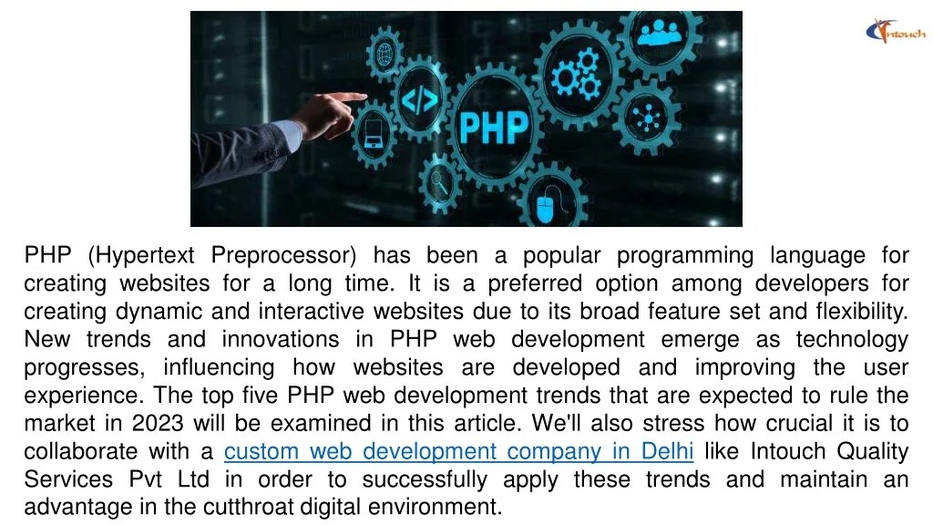 PPT Top 5 PHP  Development Trends for 2023 PowerPoint Presentation