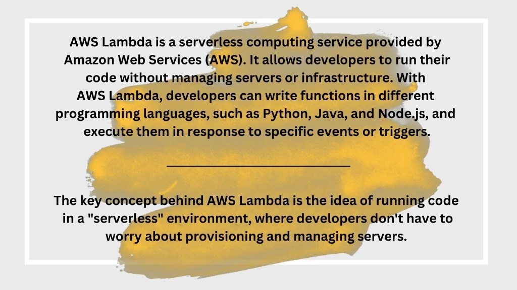 PPT Building A Serverless  Application With AWS Lambda A StepBy