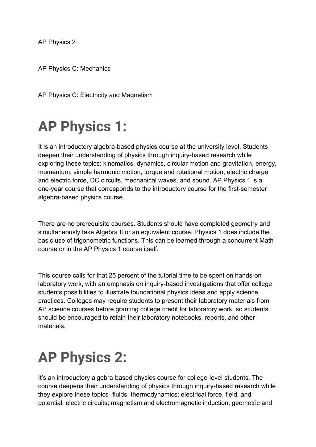 PPT AP PhysicsAll you need to know PowerPoint Presentation, free
