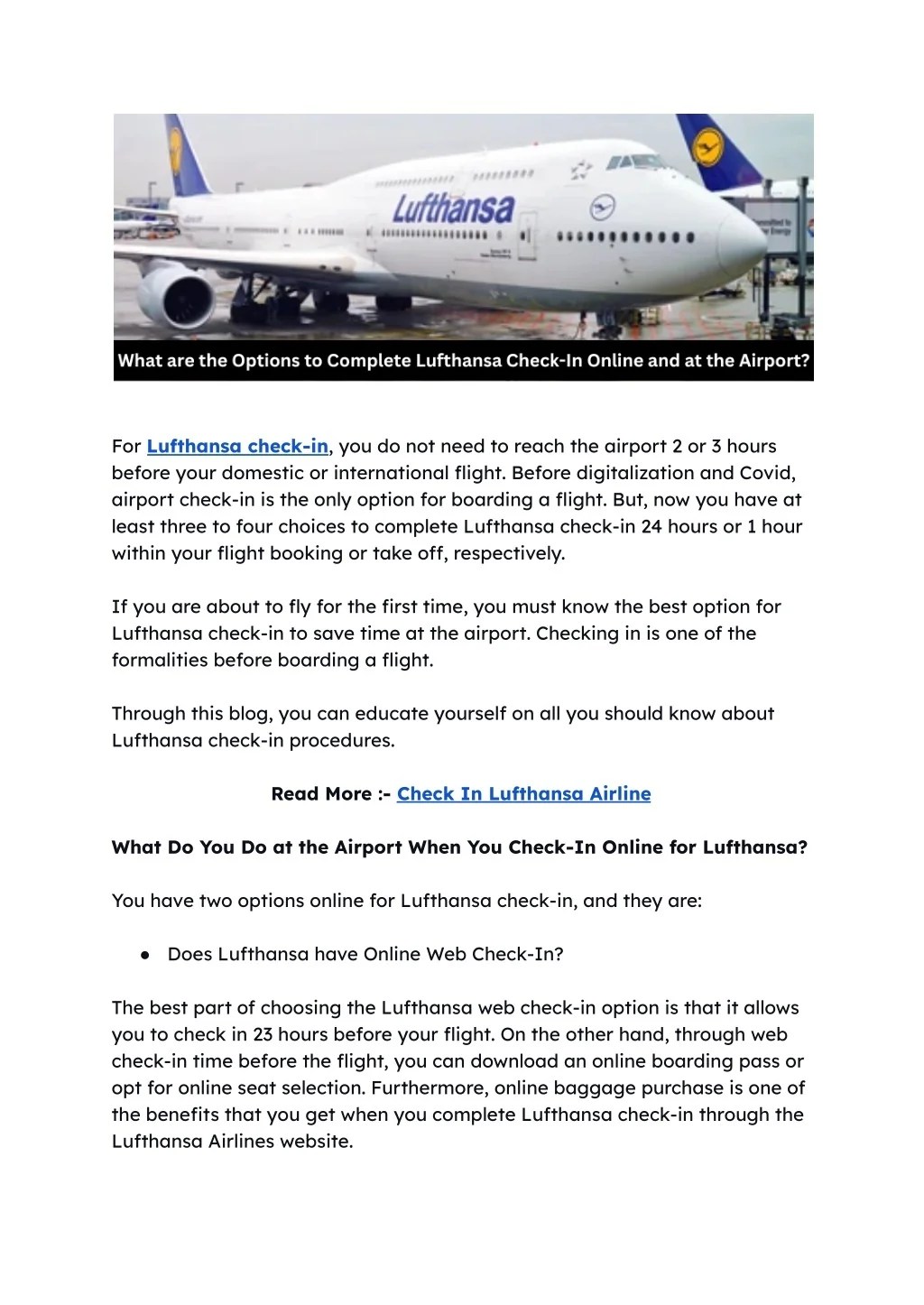 PPT Lufthansa checkin 4 Easy And Simple Ways PowerPoint