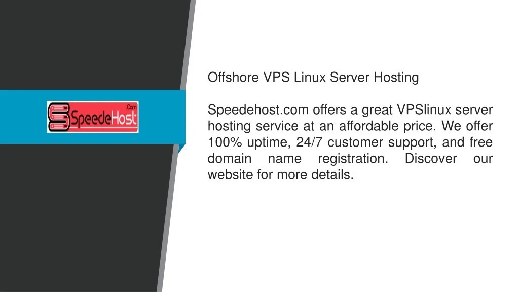 PPT Offshore Vps Linux Server Hosting PowerPoint
