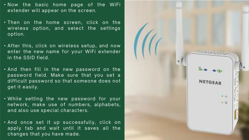 PPT How to Change Netgear Extender Default Password PowerPoint
