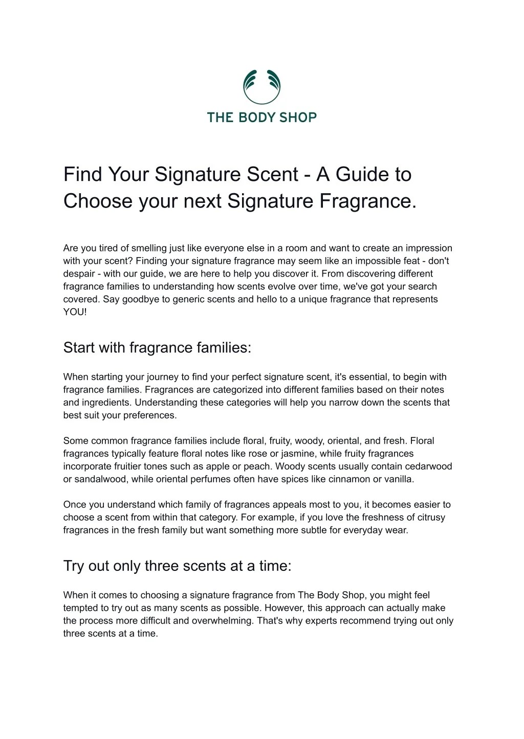 PPT Find Your Signature Scent A Guide to Choose your next Signature