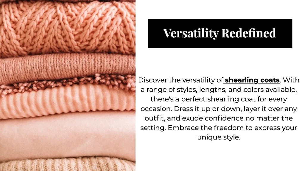 PPT Benefits Of Wearing A Shearling Coat PowerPoint Presentation