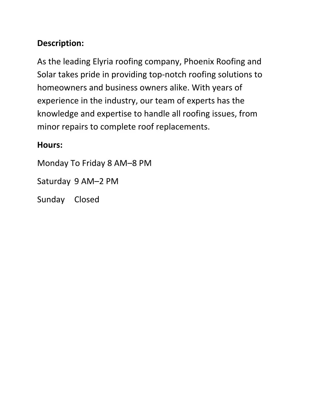 PPT Elyria roofing companies PowerPoint Presentation, free download